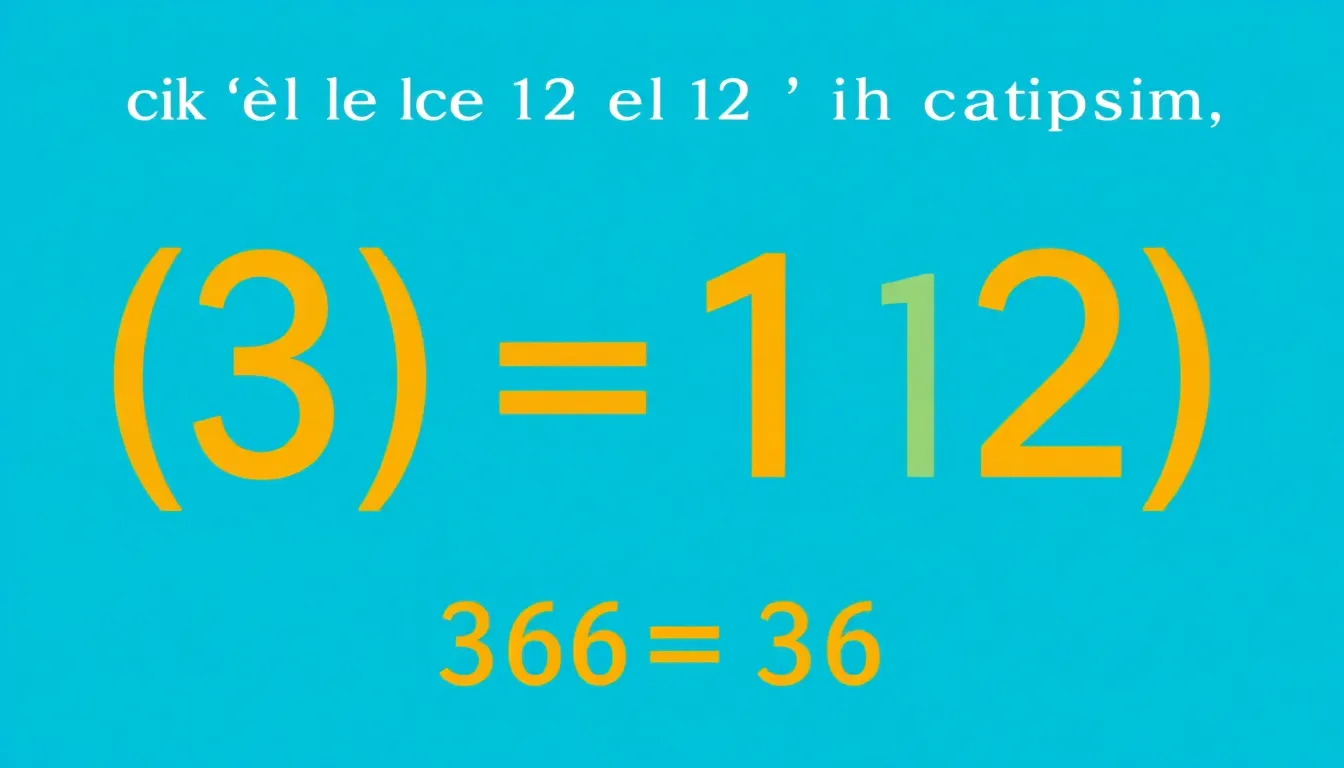 √(3×12) ifadesi, kök içinde 3 ile 12’nin çarpımı, sonuç √36=6