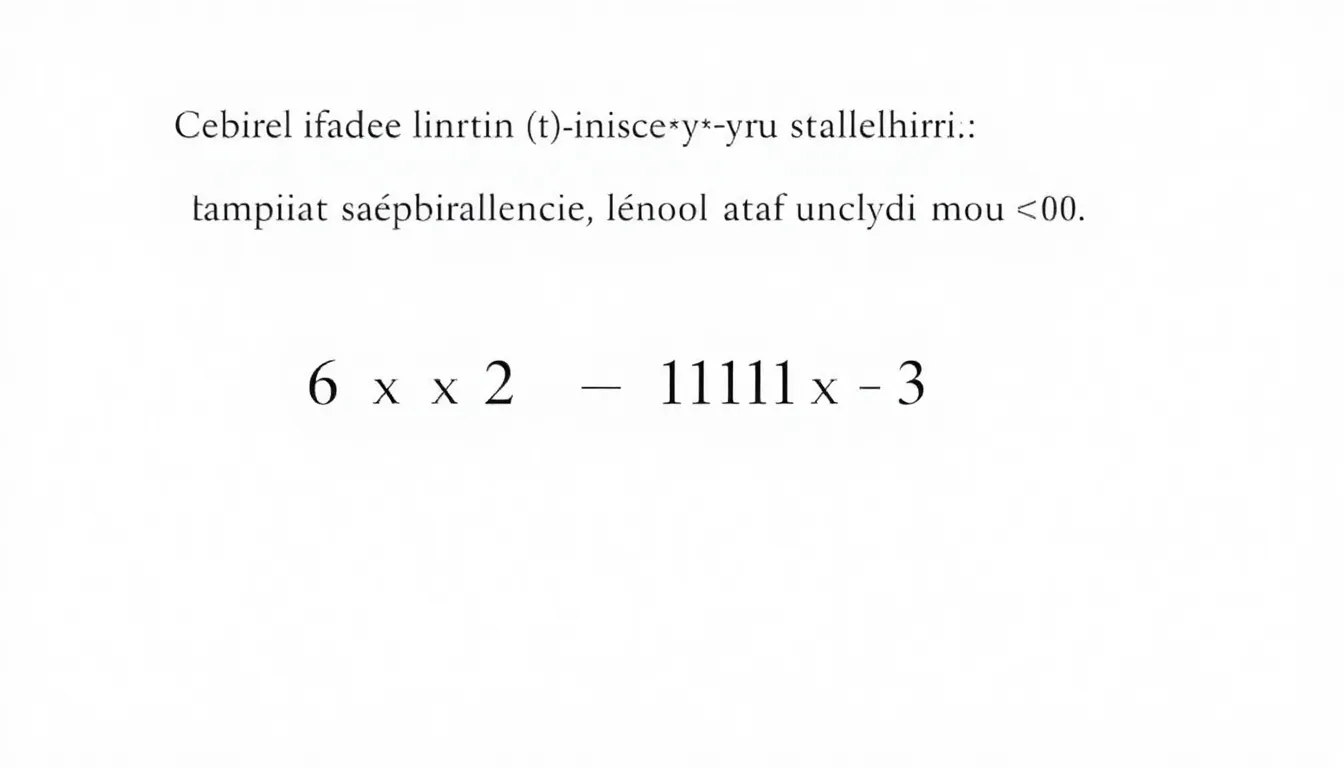 Cebirsel ifadenin çarpanlarına ayrılması sorusu: 6x^2+11x+3 ifadesinin doğru çarpanı D şıkkındadır.